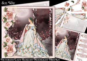 Victorian Lady Roses by Moonlight Mini Kit