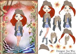 Teen Fashionista! College Days Decoupage