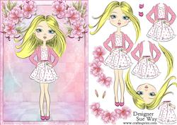 Teen Fashionista! Blondie Bombshell Decoupage