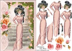 Edwardian Lady Blushing Rose