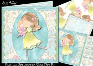 Playtime Girl and Her Doll Mini Kit