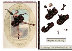 Ballerina Card Front