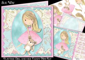 Playtime Girl and Her Teddy Mini Kit