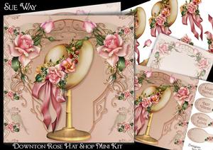 Downton Rose Hat Shop Mini Kit