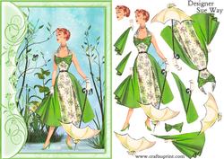 1950's Springtime Lady