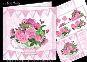 Pretty Floral Tea Party Mini Kit