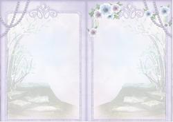 Fashionista! Purple and Flowers Insert