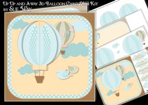 Up Up and Away 3D Balloon Card Mini Kit