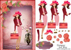 Fashionista! Lady in Red