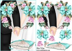 Renewal of Vows Clasped Hands and Rings