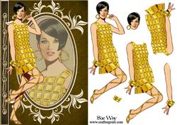 Swinging Sixties Fashion Reflections Decoupage