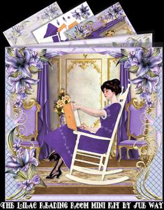 The Lilac Reading Room Art Deco Lady Mini Kit