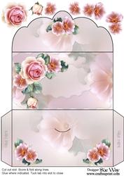Creamy Pink Roses Money Wallet
