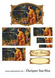Madam Butterfly Oriental Pyramid Topper