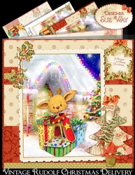 Vintage Rudolf Christmas Delivery Mini Kit