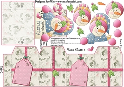 Frosty the Snowman Box Card
