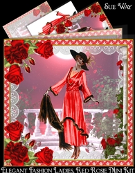 Elegant Fashion Ladies, Red Rosie Dark Skin Mini Kit