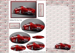 Red Ferrari Pyramid Kit