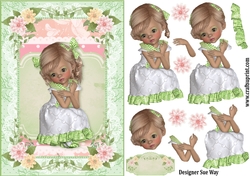 Deep in Thought A5 Card Front & Decoupage