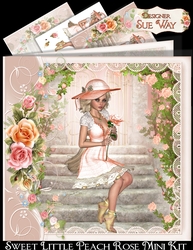 Sweet Little Peach Rose Mini Kit