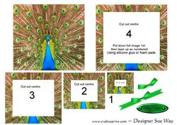 Peacock Inverted Pyramid