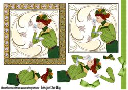 Time for Tea Art Nouveau Topper