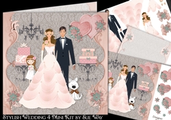 Stylish Wedding with Bridesmaid and Dog Mini Kit
