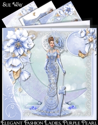 Elegant Fashion Ladies, Purple Pearl Mini Kit