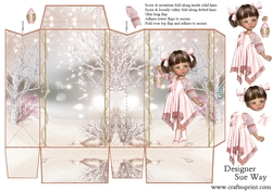 Sweet Little Lantern in the Snow Pinch Bag