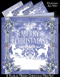 A Floral Merry Christmas Mini Kit