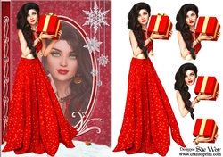 Christmas Beauty Fashion Reflection