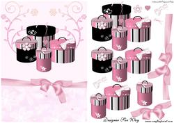 Girly Boxes Decoupage