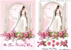 Bride Waiting for Her Groom Quick Card
