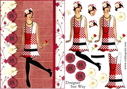 1920s Style Fashion Lady 8