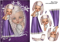 Sweet Little Lilac Lady Fashion Reflection