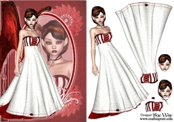 Red Fairy Fashion Reflection