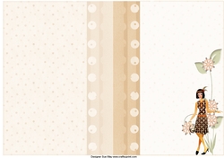 1920s Style Fashion Lady 5 Insert