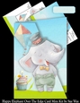 Happy Elephant Over the Edge Card Mini Kit