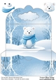 Cute Polar Bear in the Snow Money Wallet