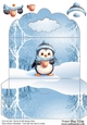 Hot Chocolate Penguin in the Snow Money Wallet