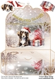 Christmas Border Collie in the Snow Money Wallet