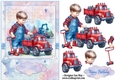 Little Boys Best Birthday Present A5 Topper and Decoupage