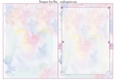 Pink Rainbow Insert for A5 cards