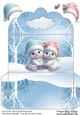 Cute Little Polar Bears in the Snow Money Wallet
