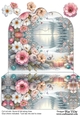 Winter Flowers Snow Scene Money Wallet