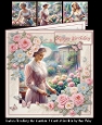 Ladies Tending the Garden 3 Card Mini Kit