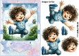 Its My Birthday! Boy A5 Topper and Decoupage
