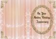 Golden Wedding Anniversary Insert