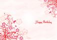 Red Butterflies and Swirls Insert