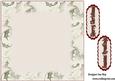 Christmas Holly and Snow Flakes 8x8 Insert and Gift Tags